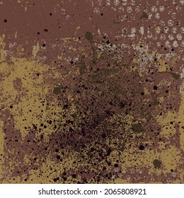 Abstract Distress Grunge Background Texture Colorful Splatter Scratch Rough Dirty Style