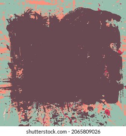 Resumen Distancia Grunge Fondo Textura Colorida Splatch Rough Estilo Sucio
