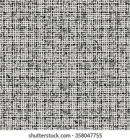 Abstract distressed canvas. Seamless pattern.