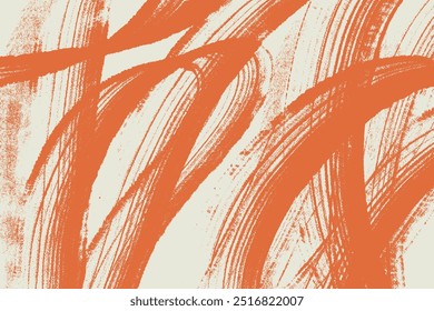Resumo projeto angustiado com linhas grunge. Textura bagunçada laranja. Efeito grunge ruidoso.