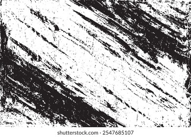 Textura Abstractas del grunge afligido en blanco y negro – Vector áspero del diseño de la superposición