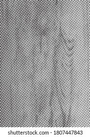 Abstract distressed overlay texture template with grungy halftone structure in vintage style vector illustration