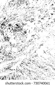 Abstract distressed texture. Grunge vector overlay. Black and white vector background for retro design.