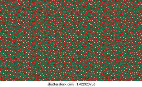 Abstract Ditsy Dots Flowers Repeating Vector Pattern Isolated Background