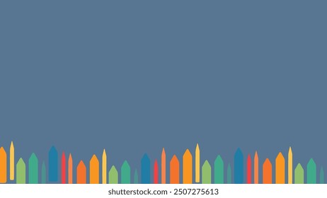 Abstract diversity minimalist style background in light yellow and blue. 