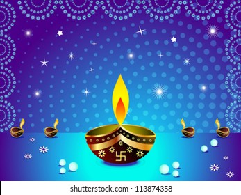 abstract diwali background vector illustration