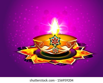 abstract Diwali Background Vector Illustration 