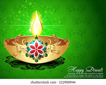 Abstract Diwali Background vector illustration