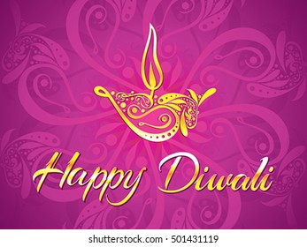 abstract diwali background vector illustration
