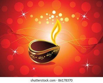 abstract diwali background vector illustration