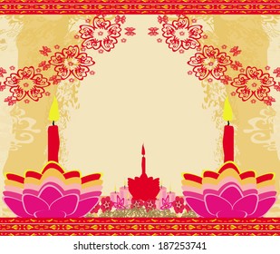 abstract diwali celebration background, vector illustration 