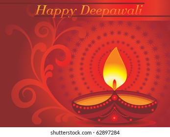 abstract diwali celebration background, vector illustration