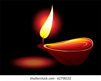 abstract diwali vector illustration