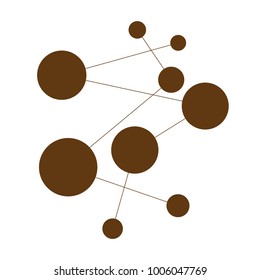 Abstract D.N.A graphic with white background.
