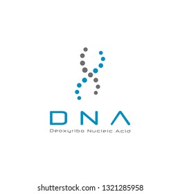 Abstract DNA logo design