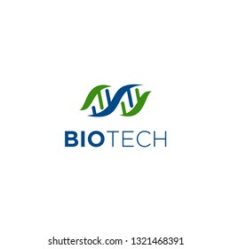 Abstract DNA logo design