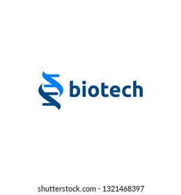Abstract DNA logo design