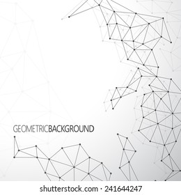 Abstract dna on gray background. Vector illustration.
