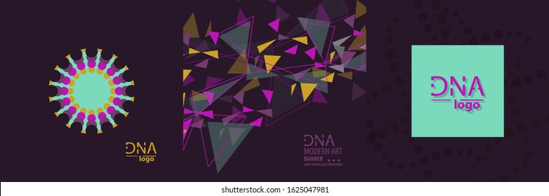 Abstract DNA strand symbol. Isolated on white background. Vector illustration, eps 8.