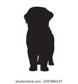 Abstract Dog Silhouette Vector - Great for Creative Artwork
