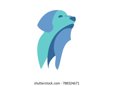 abstract dog vector
