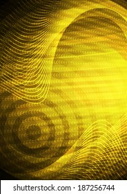 Abstract dollar blue space background.