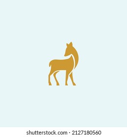 abstract donkey logo. animal logo