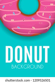 Abstract Donut Background Vector Illustration EPS10