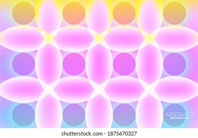 Abstract donuts mesh gradient modern technology background or wallpaper backdrop design, banner website, vector eps
