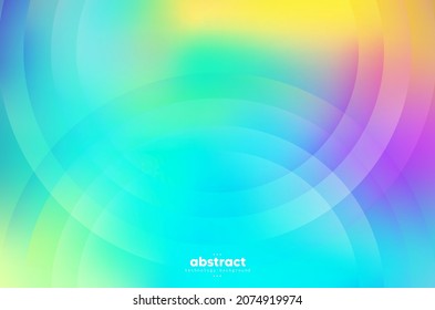 Abstract donuts mesh gradient modern technology background or wallpaper backdrop design, banner website, vector eps
