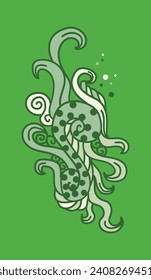 Abstract doodle art illustration design