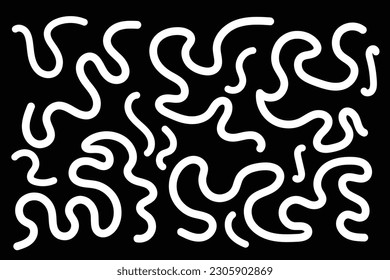 abstrakter, doodler Hintergrund, einzigartiger Hintergrund.