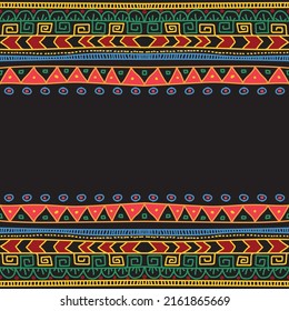 Abstract doodle colorful vector illustration Seamless pattern on background fabric pattern design wallpaper.