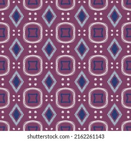 Abstract doodle colorful vector illustration Seamless pattern on background fabric pattern design wallpaper.