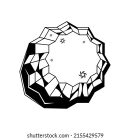 Abstract Doodle Element Hand Drawn Diamond Precious Stone Luxury Jewelry Sketch Vector Design Style Background Illustration Cartoon
