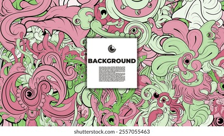 abstract doodle illustration ideal for backgrounds