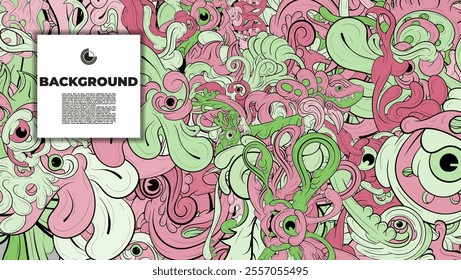 abstract doodle illustration ideal for backgrounds