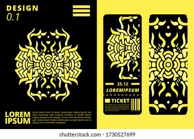 Abstract doodle illustration.Wallpaper, background, banner, poster, cover book, music album cover