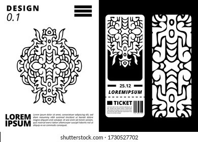Abstract doodle illustration.Wallpaper, background, banner, poster, cover book, music album cover