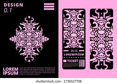 Abstract doodle illustration.Wallpaper, background, banner, poster, cover book, music album cover