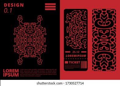Abstract doodle illustration.Wallpaper, background, banner, poster, cover book, music album cover