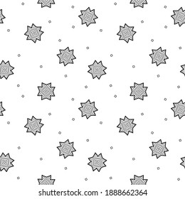 Abstract doodle line vector illustration Seamless pattern background design wallpaper