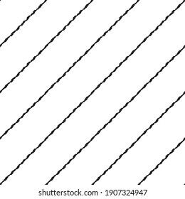 Resumen de la ilustración vectorial de la línea de doodle Diseño de fondo de patrón sin fin