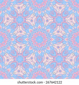 Abstract doodle ornament seamless pattern