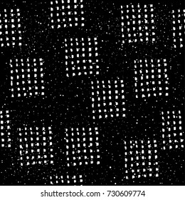 Abstract doodle seamless patten background. Monochrome black and white patten for design greeting card, modern party invitation, halloween holiday menu, bag print, t shirt design etc.