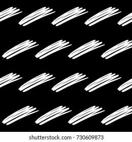 Abstract doodle seamless patten background. Monochrome black and white patten for design greeting card, modern party invitation, halloween holiday menu, bag print, t shirt design etc.