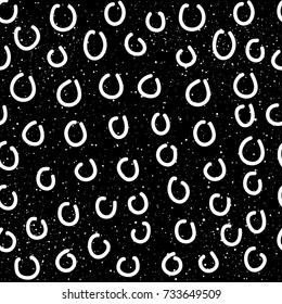 Abstract doodle seamless patten background. Monochrome black and white patten for design greeting card, modern party invitation, halloween holiday menu, bag print, t shirt design etc.