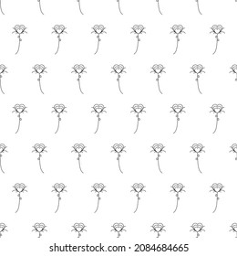 Abstract Doodle Seamless Pattern Plants Branch Botanic Leaf Leaves Herb Nature Background Decoration Vector Design Style For Prints Textiles, Clothing, Gift Wrap, Wallpaper, Pastel