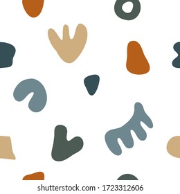 Abstract doodle seamless pattern for use in design for textile, dress  bag or t shirt print, wallpaper, wrapping etc