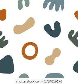 Abstract doodle seamless pattern for use in design for textile, dress  bag or t shirt print, wallpaper, wrapping etc